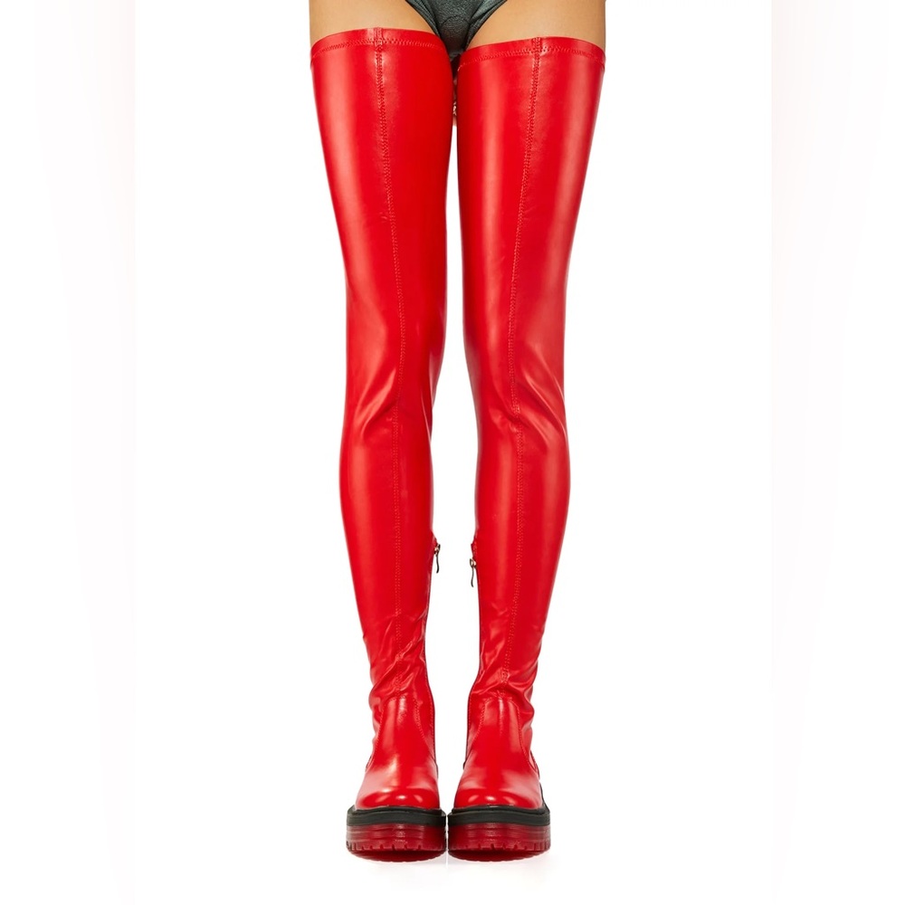EURO THIGH HIGH BOOTS Size 10